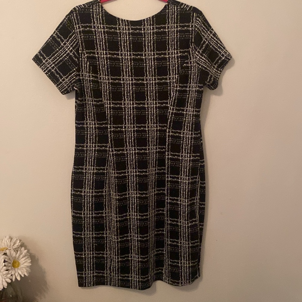 EnFocus Studios Black and White Pattern Dress [Size: 14] - Picture 2 of 5